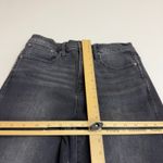 J.Crew POINT SUR Jeans Womens Size 26 Black Shoreditch Denim Cropped Raw Hem Gray Photo 9