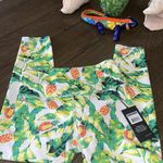 Wildfox Sweat Palms & Pinas Pineapple leggings athletic neon NWT Photo 2