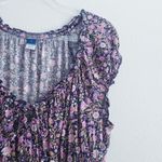 Old Navy Ruffle Floral Maxi Short Sleeve Dress Photo 3