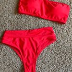 Bandeau Bikini Red Photo 0