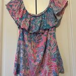 Lilly Pulitzer  La Fortuna Off the Shoulder Top in Blue Peri Viva La Lilly Photo 0