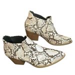 a.n.a . Memory Foam Booties D Snake Ankle Boots size 8.5 Slip-on Multicolored Photo 3