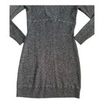 Athleta Innsbrook Sweater Dress Extrafine Merino Wool Black Gray Marled Sz M Photo 1
