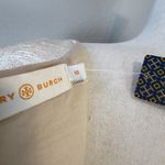 Tory Burch Womens Fatima Midi Sheath Dress Size 10 Ivory Beige Gold Woven Tweed Photo 8