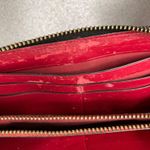 Coach Disney Accordion Wallet Black Mickey Mouse Zip Around Classic Logo *Flaw Photo 8