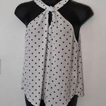7th Avenue NY&Co polka dot tank top Black Size L Photo 0