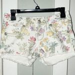 Miss Me Cargo Floral Print Jean Booty Shorts Photo 0
