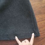 Moschino Vintage 90s  Charcoal Gray Cashmere Wool Chic Feminine Quiet Lux Size 6 Photo 8