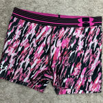 Under Armour Women’s  Heat Gear Shorty Shorts compression  Pink and Black size S Photo 0