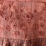 Lucky Brand  Pink Floral Textured Lace Top Photo 6