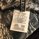 MiracleSuit  Tankini Top Underwire Tiered Mesh Animal Print Metallic Black Gray 8 Photo 5