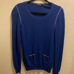 Paul & Shark Yachting Blue Chain Detail Sweater Size Medium Photo 0