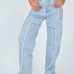 Princess Polly Serenity Light Blue High-Waisted Jeans size 2 Photo 0