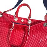 Dolce & Gabbana  Red Patent Leather Woven Tote Bag Archive Photo 6