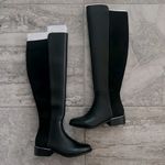 Alfani Ludlowe Black Leather Over-The-Knee Boots, Size 5.5 New in Box $169.50 Photo 2