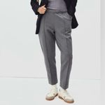 Everlane  The Dream Pant Knit Crop‎ Pants Heather Grey Small Photo 1