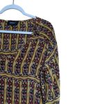 Tolani  Womens Size Small Multicolor Kedia Print Silk Artsy Dress Photo 2