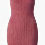 Babaton Aritzia  Winslet Sculpt Knit Ribbed Bodycon Dress Sundried Red XS Photo 0