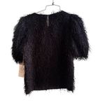 Hyacinth House Tuckernuck BLACK TEXTURED HAZEL BLOUSE NWT XS Black Photo 5