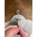 Rebecca Minkoff NWT Minimalist Geometric Gold Tone Square Stud w/ Push Backs Photo 5