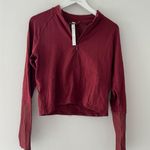 Lululemon Red Quarterzip Pullover Photo 1