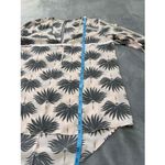 Chelsea 28 Pink Long Sleeves Lace Inserts Tropical Pattern VNeck Blouse Medium Photo 8