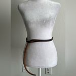 American Vintage  Brown Leather Belt Minimalist Design prong closure Photo 1