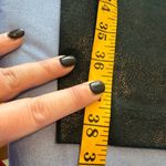 Ralph Lauren NWT Polo Black Metallic Leggings Photo 5