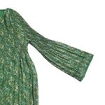 Max Studio  Women’s Sheath MIDI Dress~SMALL~3/4 Sleeve GREEN Floral Poly LINED Photo 6