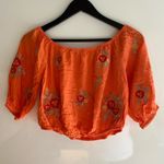The Impeccable Pig  floral embroidered crop small Photo 3