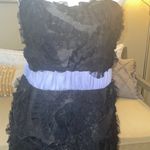 Miss Me  Couture Cocktail Little Black Dress Purple Trim Photo 4