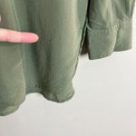 Joseph  Silk Blouse Top Womens 36‎ FR 4 US Sage Green Crepe Long Sleeve Pullover Photo 6