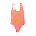 Aerie  Orange Sherbet Scoop Back One Piece‎ Swimsuit Size Small Photo 2