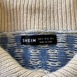 SheIn  Collared Argyle Lantern SIeeve Sweater Photo 11