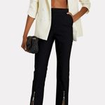 NWT Derek Lam 10 Crosby Van Zip Cuff Cropped Trouser Pant Black Size 4 Photo 0