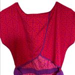 Roxy  pink and purple open back dress in large Photo 4