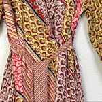 CAbi  Style 5664 Poet Jacket Boho Patchwork Multicolor Kimono Cardigan Size Small Photo 3