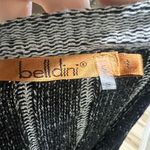 Women's Black & White Diamond Knit Cardigan Sweater Size Standard L Size L Photo 6