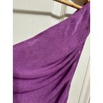 LIONESS The goddess mini ruched purple one shoulder dress size 0 NEW Photo 5