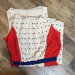 Daniel Cremieux Cremieux Polka Dot Colorblock Maxi Dress Women's XS Photo 4