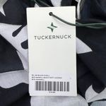 Tuckernuck  Seashell Beach Coverup Short Dress Large Cotton Black White NEW Photo 13