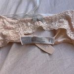 Victoria's Secret NWT  OCEAN ANGELS Lace Garter Belt M/L Light Pink Nude Photo 2
