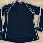 Helly Hansen women’s quarter zip long sleeve baselayer black white size large Photo 0