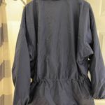 Columbia Womens XL Navy Jacket Cinched Waist Fleece Lining Photo 3