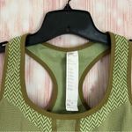 Fabletics  Bianca Thyme Yellow Green Seamless Sports Bra Photo 5