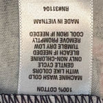 kim rogers  Dark Blue Holiday Print Blouse Photo 5