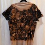 Black Brown Tan Bleached Distressed T Shirt Size L Photo 10