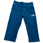 The North Face  Leggings Womens Medium Blue Movmynt Capris Pants Pockets Photo 0