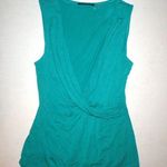 Elie Tahari Womens $200 New Designer  Top Aqua Blue Small S Teal Modal Elastane Photo 4