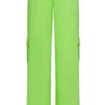 SKIMS Cargo Cover Up Pants Neon Green XL Cotton Limited Edition Photo 4